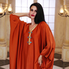 Handmade New Design Kaftan Arabic Modest Fashion Islamic Dress Robe Muslim Maxi Dresses Abaya