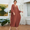 Loose Casual Modest Fashion Islamic Dress Plus Size Robe Muslim Kaftan Maxi Dresses Abaya