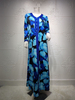  Borka Muslim Dress Print Modest Open Islamic Clothing Vêtements Cotton Embroidery Dubai Women Kimono Abaya