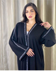  Islamic Clothing Dubai Vêtements Print Modest Muslim Dress Women Borka Embroidery Cotton Kimono Abaya