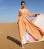 Modest Fashion Muslim Chiffon Long Sleeve Plus Size Robe Loose Islamic Maxi Dresses Abaya