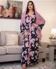  Turkish Women Kimono Vetement Femme Prayer Clothes Islamic Clothing Modest Dubai Robe Femme Musulman Kebaya Maleisie Maxi Dress Open Abaya