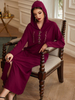 Dubai Muslim Robe Ramadan Modest Fashion Loose Islamic Maxi Dresses Abaya