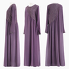 Chiffon Vintage Modest Fashion Muslim Robe Loose Islamic Maxi Dresses Abaya