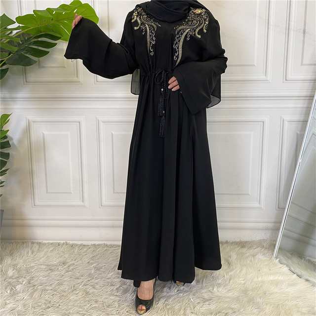Hot Sale Middle Eastern Muslim Robe Women Arab Long Dress