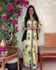  Modest Muslim Dress Embroidery Open Dubai Kaftan Islamic Clothing Borka Fabric Kimono Wholesale Fashion Abaya