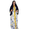  Modest Open Borka Wholesale Fashion Dubai Kaftan Islamic Clothing Embroidery Fabric Muslim Dress Kimono Abaya