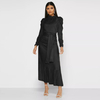 2022 Middle East New Muslim Dress Fashion Women's Pleated Long Skirt Irregular Hem 