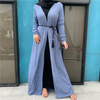 2022 Cross-border Autumn And Winter Muslim Women's Clothing Spot AliExpress Amazon Long-sleeved Knitted Sweater Coat Robe