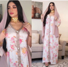  Kaftan Islamic Clothing Open Fashion Fabric Borka Embroidery Kimono Dubai Modest Muslim Dress Wholesale Abaya