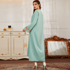 Dubai Modest Fashion Best Selling Islamic Muslim Temperament Robe Maxi Dresses Loose Abaya