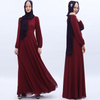 Muslim Women's Dress Chiffon Long Skirt Summer Arabian Solid Color Plus Size Women's Dress Custom Factory Price 02