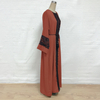  Morocco 2022 Turkish Arab Muslim Dubai Kimono Burka Islamic Clothing Modest Bat Sleeve Caftan Thobe Jalabiya Kaftan Abaya Prayer Women Maxi Dress Abaya