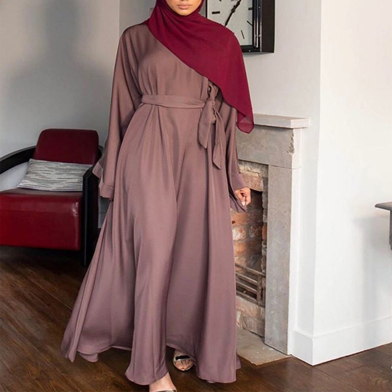  Turkish Kaftan Muslim Bat Sleeve Modest Thobe Arab Abaya Jalabiya Islamic Clothing Dubai 2022 Kimono Morocco Burka Caftan Prayer Women Maxi Dress Abaya