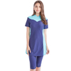 Islamic Women's Full Cover Swimsuits Printed Modest Beach Swimsuits Burkini