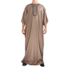 Wholesale Cotton Linen Casual 2022 Design Muslim Loose New Arabic Men's Islamic Robe Thobe