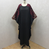  Modest 2022 Muslim Bat Sleeve Caftan Burka Morocco Turkish Arab Abaya Islamic Clothing Dubai Jalabiya Kaftan Thobe Kimono Prayer Women Maxi Dress Abaya
