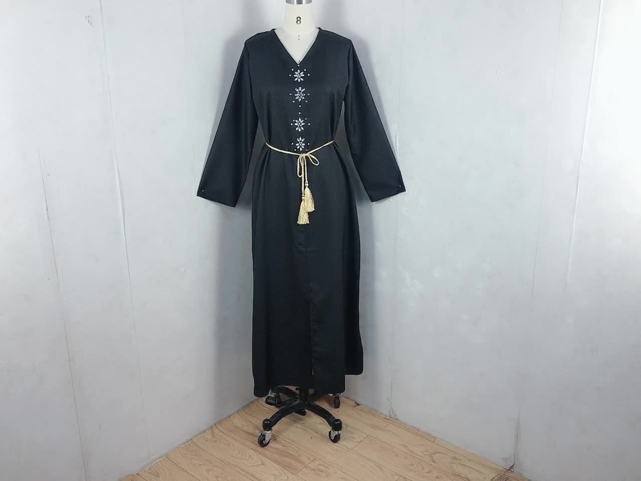  Bat Sleeve Arab Dubai Turkish Morocco Islamic Clothing Kaftan Jalabiya Kimono Burka Thobe 2022 Caftan Muslim Modest Abaya Prayer Women Maxi Dress Open Abaya