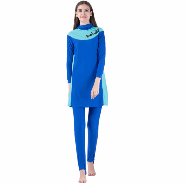 Modest Islamic Women's Full Cover Swimsuits Beach Swimsuits Burkini