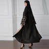 Foreign trade hot style lace cuff stitching long-sleeved loose large size lace cardigan robe