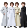  Designs 2021 Modest Islamic Salwar Kameez Muslim Chemises Hommes India & Pakistan Clothing Boy Thobe Sherwani Sets for Boy Kids Kurta