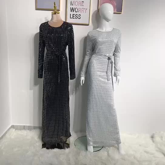 Malaysian Modest Islamic Dubai Eid Ramadan 2022 Prayer Maxi Dresses for Sale Muslim Abaya