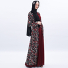 New Cross-border Printed Chiffon with Cardigan Pendants And Summer Muslim Women's Clothing in Stock