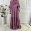 2022 Middle Eastern Simple And Fashionable Women's Dress, Malaysia, Turkey, Dubai, Worship Robe Dress