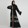 2022 New Muslim Abaya Fashion Sequin Stitching Dubai Turkish Cardigan Robe