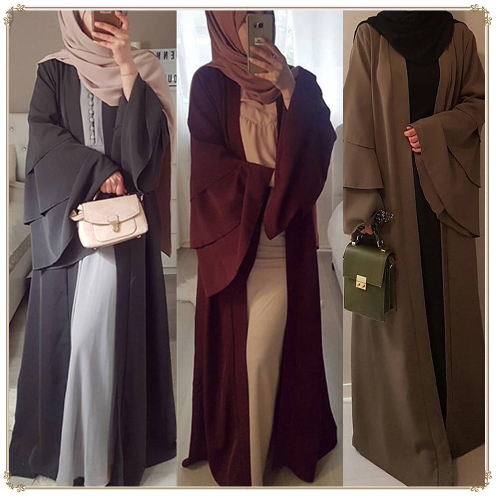 Ramadan Cardigan New Maxi Dresses Online Modest Fashion Islamic Muslim Open Abaya