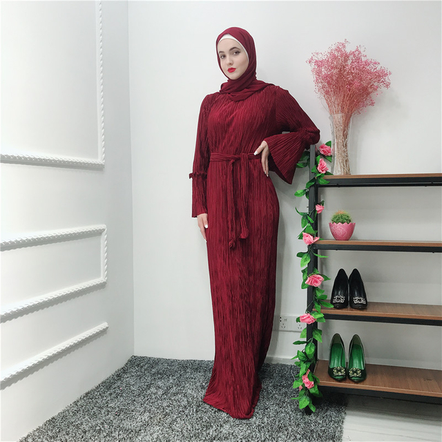 2022 Modest Fashion Islamic Dubai Designs Maxi Dresses Muslim Abaya