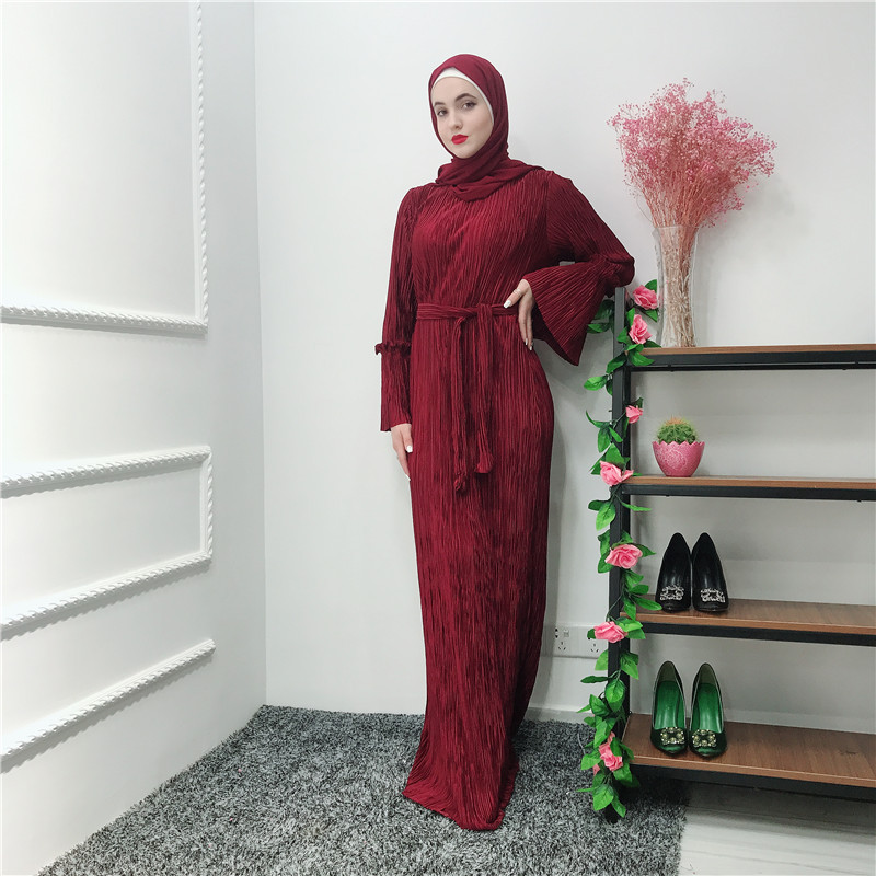 2022 Modest Fashion Islamic Dubai Designs Maxi Dresses Muslim Abaya
