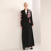Simple Design 2022 Modest Fashion Islamic Dubai Designs Maxi Dresses Muslim Open Abaya