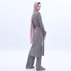Malaysia Muslim Plus Size Solid Color Two-piece Jacket + Pants Summer Women's Clothing Spot
