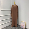 Factory 2022 Eid Islamic Dress Modern Arabic Style Modest Fashion Cheap Muslim Maxi Dresses Abaya