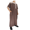 New 2022 Loose Wholesale Design Men's Muslim Arabic Fashion Casual Islamic Robe Thobe