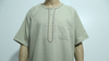 2022 Summer Wholesale Casual Short-sleeve Arabic Men's Robe Stand Collar Muslim Islamic Thobe