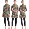 Three-piece Printed Swimsuit Conservative Swimwear Muslim Middle East Europe And America Amazon AliExpress