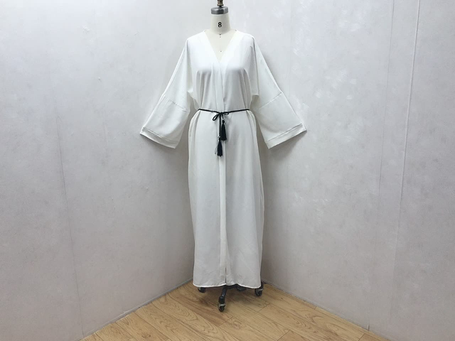  Bat Sleeve Morocco Turkish Kimono Dubai 2022 Muslim Modest Kaftan Caftan Thobe Burka Arab Abaya Islamic Clothing Jalabiya Prayer Women Maxi Dress Open Abaya