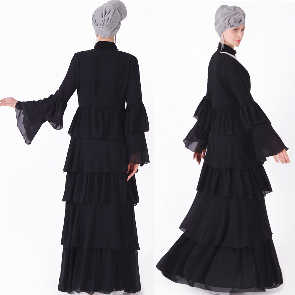 Dubai Maxi Dresses Muslim Modest Clothing Hooded Robe Muslim Middle East Southeast Asia Women's Kimono Abaya