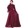 Muslim Women Dubai Maxi Dresses Modest Cardigan Long Sleeve Islamic Dubai Asia Women's Abaya