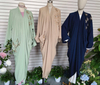 Muslim Open Abaya Women Modest Lady Skirt Dubai Maxi Dresses Islamic Women's Abaya