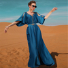 Modest Lady Skirt Women Dubai Maxi Dresses Cardigan Long Sleeve Islamic Dubai Women's Abaya