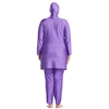  Plus Size Swimming Cap Pants Muslim Swimwear Women Islamic Clothing Sportswear Fashion 3 Pieces Modest Full Cover Fabric Sportswear 2021 Swimwear Swimsuit Burkini