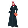 AliExpress eBay Amazon Dubai Robe Explosion Net Color Cardigan Muslim