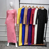 Western Unique Casual Modest Plus Size Maxi Dresses New Muslim Ladies Designer Islamic Abaya