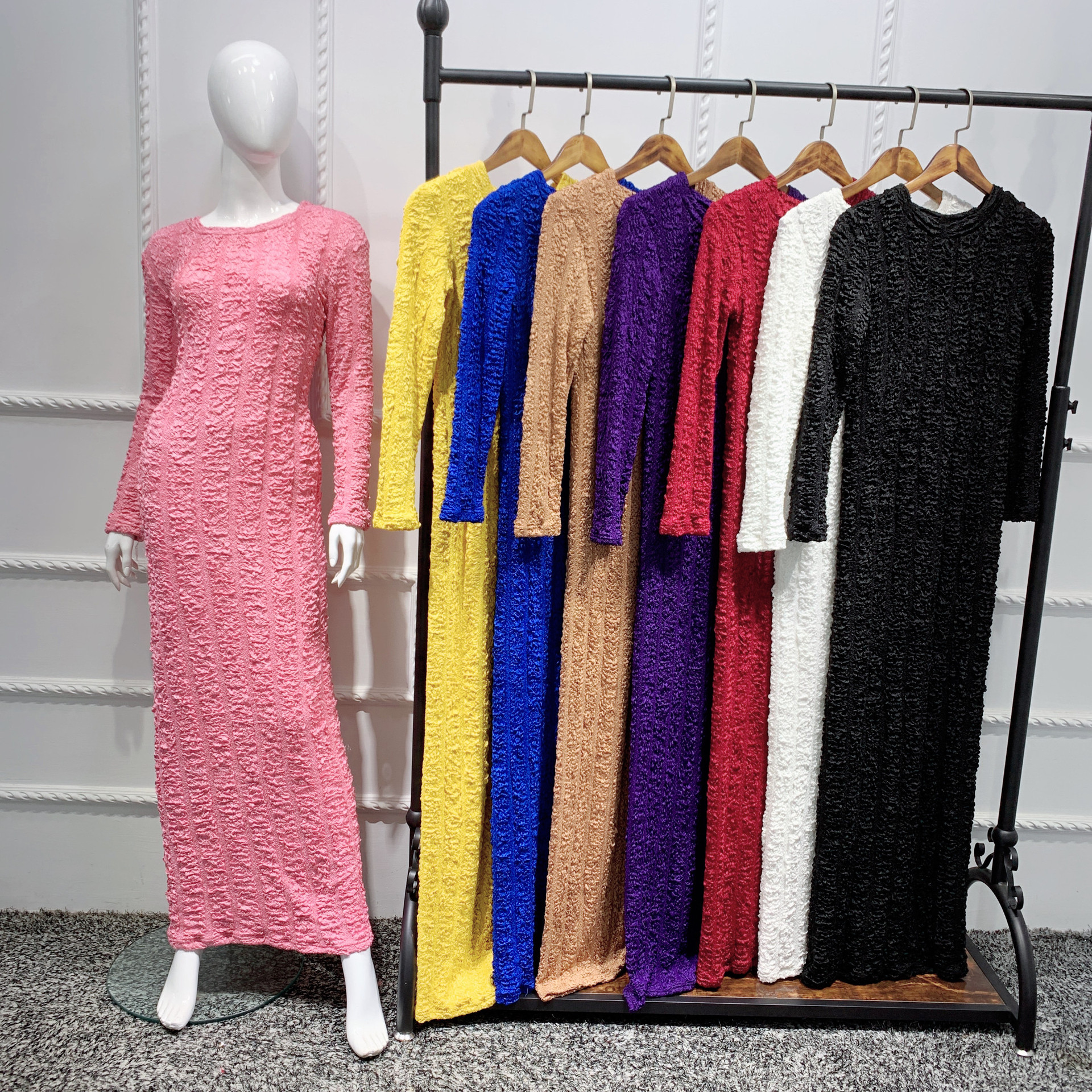 Western Unique Casual Modest Plus Size Maxi Dresses New Muslim Ladies Designer Islamic Abaya