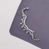 INS Chiffon Rhinestone Long Scarf Ladies Pure Color Crown Scarf in Stock T506
