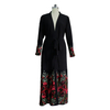 Amazon Muslim Women's Cardigan Dress Loose Stretch Chiffon Embroidery AliExpress Stitching Cardigan Robe