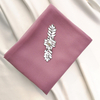 Chiffon big pearl gauze scarf retro fashion plain long scarf women spot cross-border hijab
